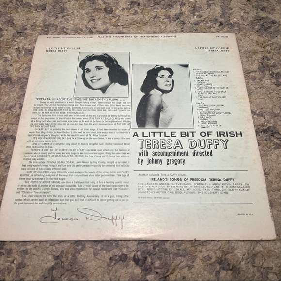 A Little Bit of Irish Vinyl Record 1960 - Picture 2 of 9